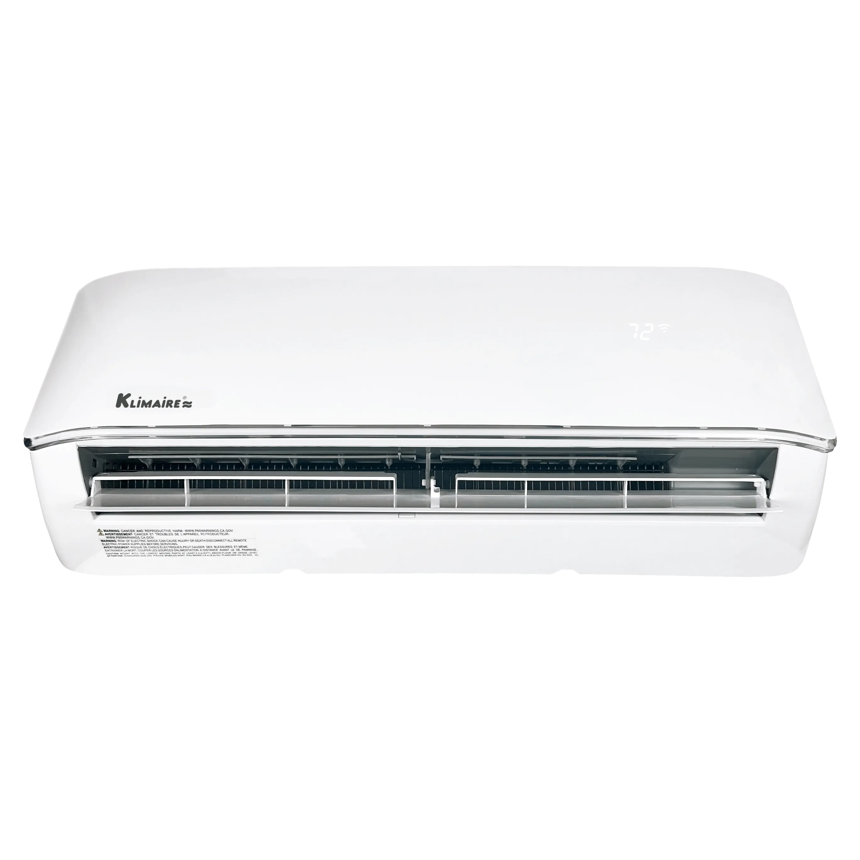 Klimaire 30,000 Btu 18.6 SEER2 220V Wall-mounted Ductless Mini-split Air Conditioner Heat Pump
