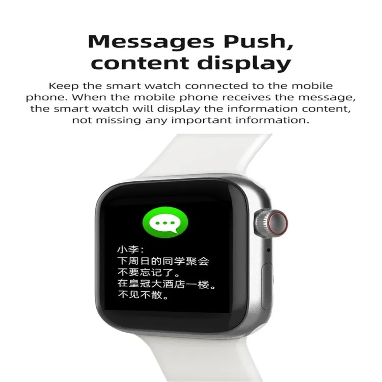 LD5 Smart Watch with 1.54" Color Display, IP67 Waterproof, Bluetooth Connectivity, Heart Rate & Blood Pressure Monitoring, Sleep Tracking