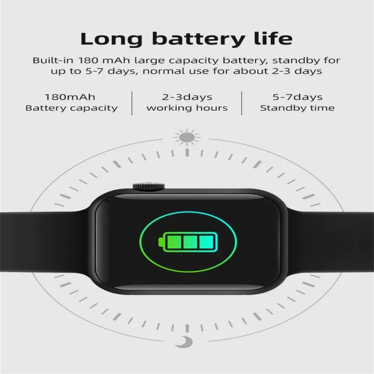 LD5 Smart Watch with 1.54" Color Display, IP67 Waterproof, Bluetooth Connectivity, Heart Rate & Blood Pressure Monitoring, Sleep Tracking