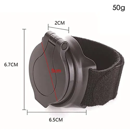 LICHTS Bicycle Wrist Band Rear View Mirror Portable Adjustable Rearview Mirror