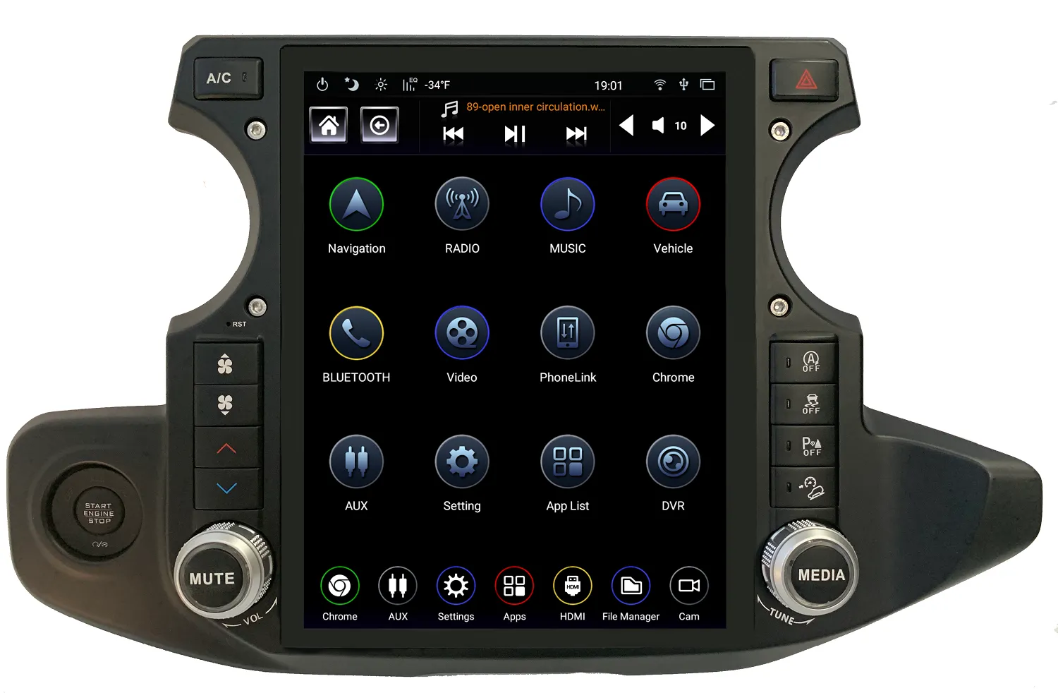 Linkswell T-Style 12.1 Android Gen 4 Radio for Jeep Wrangler JL / Gladiator JT (2018-2023) - Model TS-JPJL12-1RR-4B