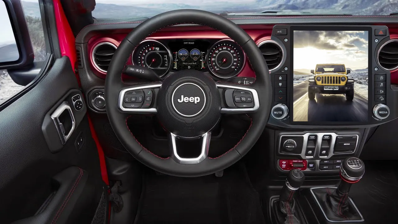 Linkswell T-Style 12.1 Android Gen 4 Radio for Jeep Wrangler JL / Gladiator JT (2018-2023) - Model TS-JPJL12-1RR-4B