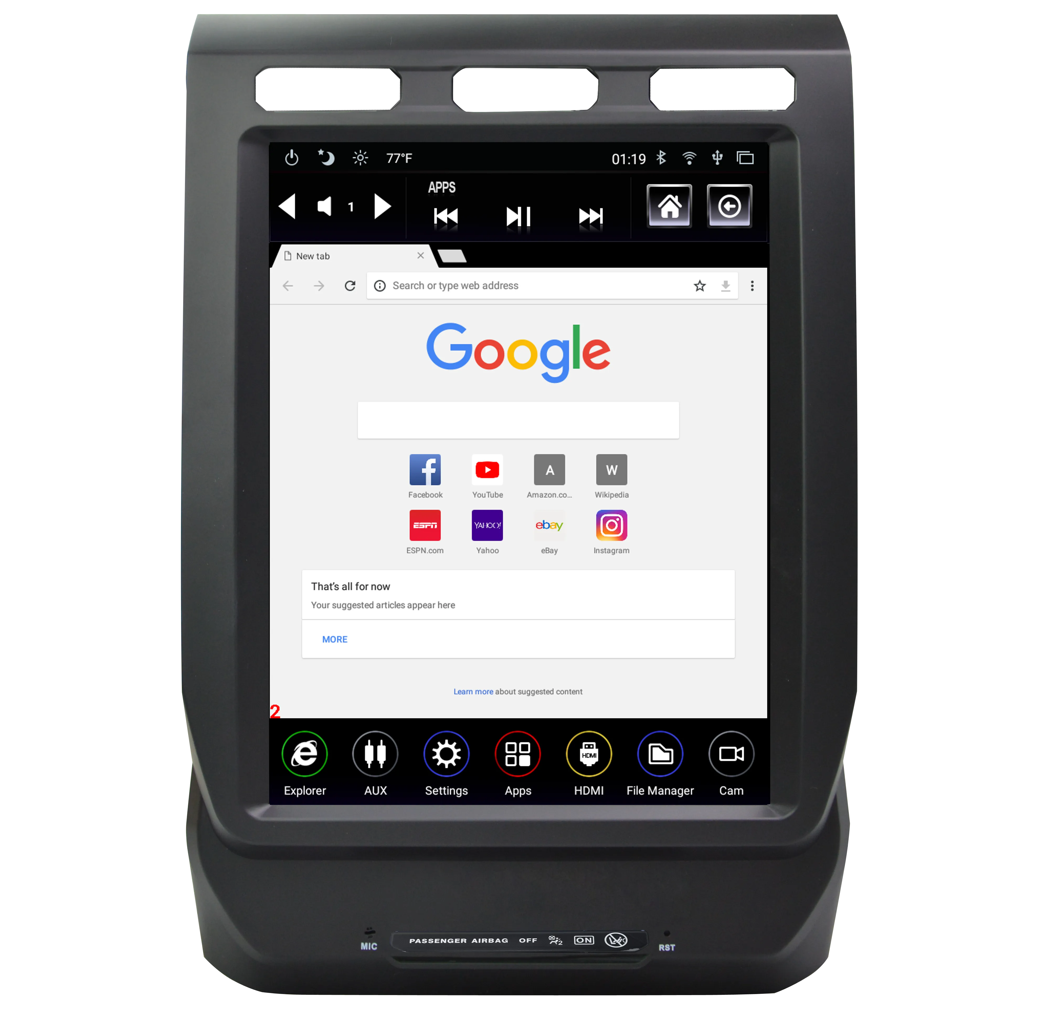Linkswell T-Style Radio Ford Expedition (18-21) 12.1" Android Generation 4 - TS-FDED12-1RR-4B