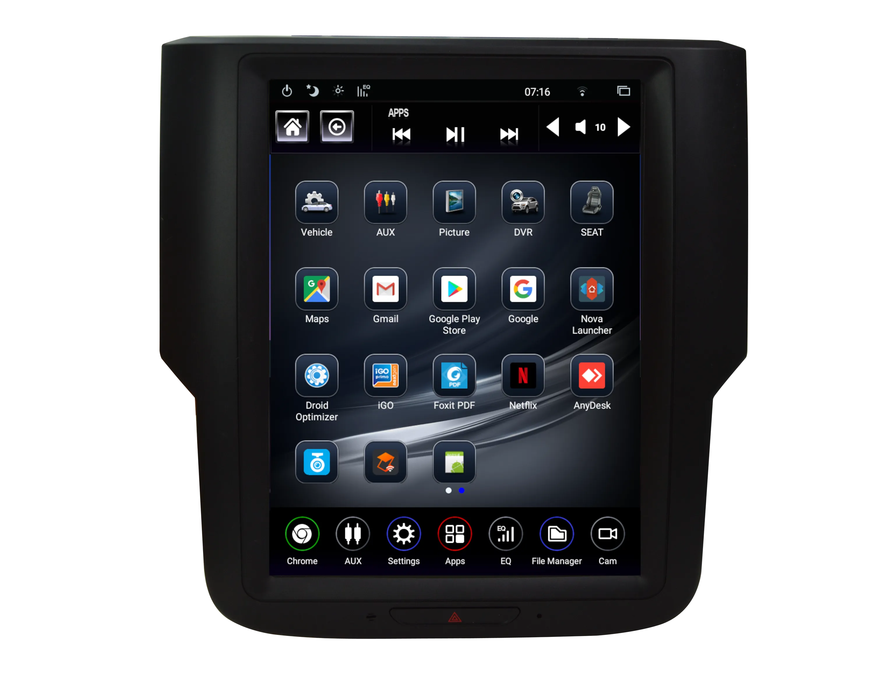 LinksWell TS-DGPU10-4RR-5B 10.4 Inch Radio 2014-2018 DODGE RAM / 19-UP CLASSIC DODGE RAM