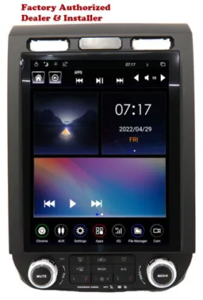 LinksWell TS-FDPU12-1AK-5S - GEN V T-Style Ford F-Series Pickup 12.1" Radio/Tablet w/Climate Control Knobs and Buttons