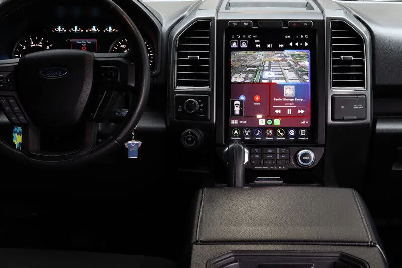 LinksWell TS-FDPU12-1AK-5S - GEN V T-Style Ford F-Series Pickup 12.1" Radio/Tablet w/Climate Control Knobs and Buttons
