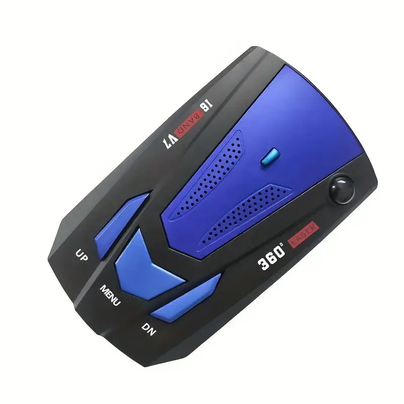 Long Range Car Detection System,City/Hwy Speed Alarm & POP Fast Scan, Automatic 360° Detection With Voice Prompt