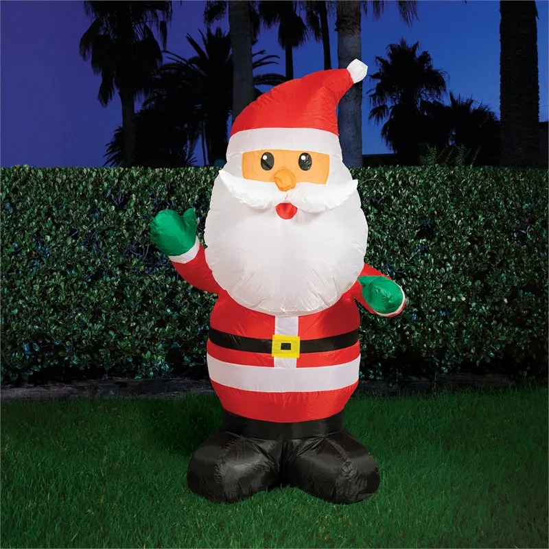 Lytworx 1.2m Inflatable Santa 3 Super Bright LEDs