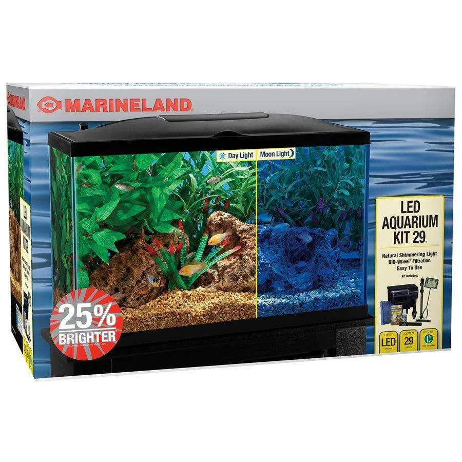 Marineland BIO-Wheel LED Aquarium Kit