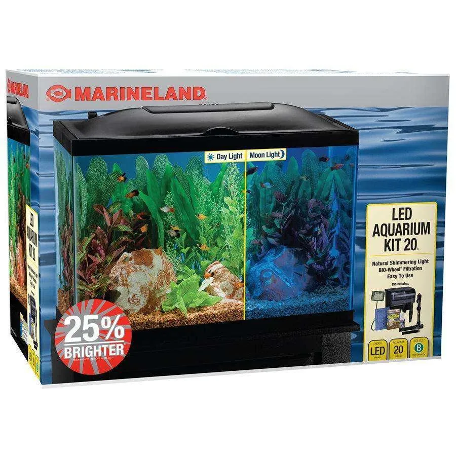Marineland BIO-Wheel LED Aquarium Kit