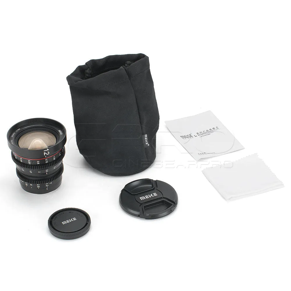 MEIKE 12mm T2.2 Manual Focus Cinema Prime Lens MFT Mount