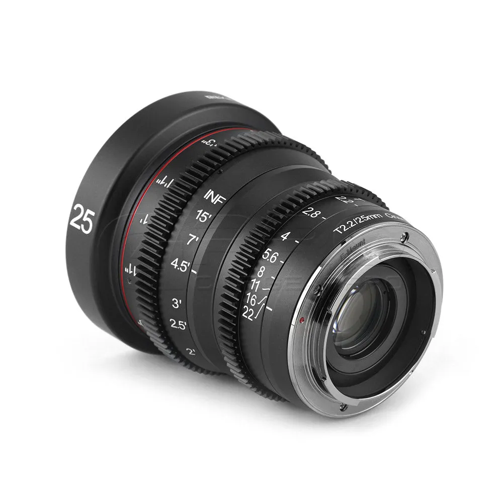 MEIKE 25mm T2.2 Manual Focus Cinema Prime Lens MFT Mount