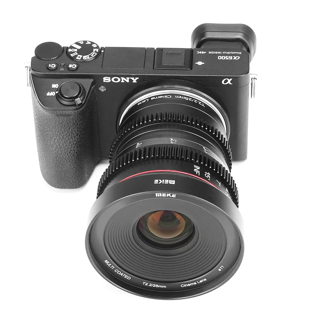 MEIKE 25mm T2.2 Manual Focus Cinema Prime Lens MFT Mount
