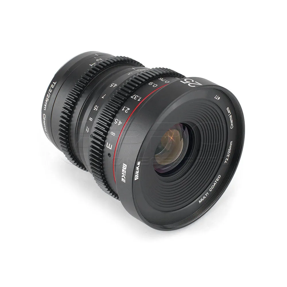 MEIKE 25mm T2.2 Manual Focus Cinema Prime Lens MFT Mount