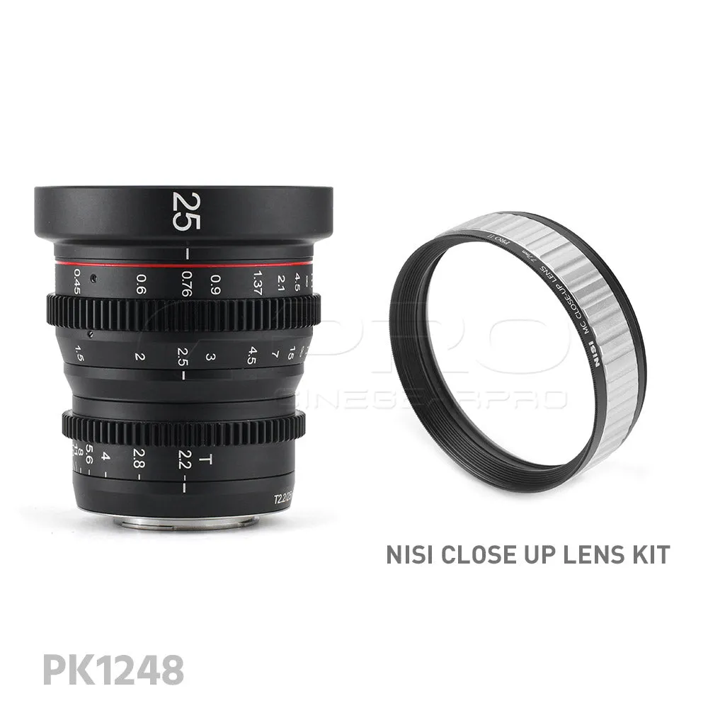 MEIKE 25mm T2.2 Manual Focus Cinema Prime Lens MFT Mount