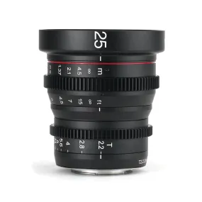 MEIKE 25mm T2.2 Manual Focus Cinema Prime Lens MFT Mount
