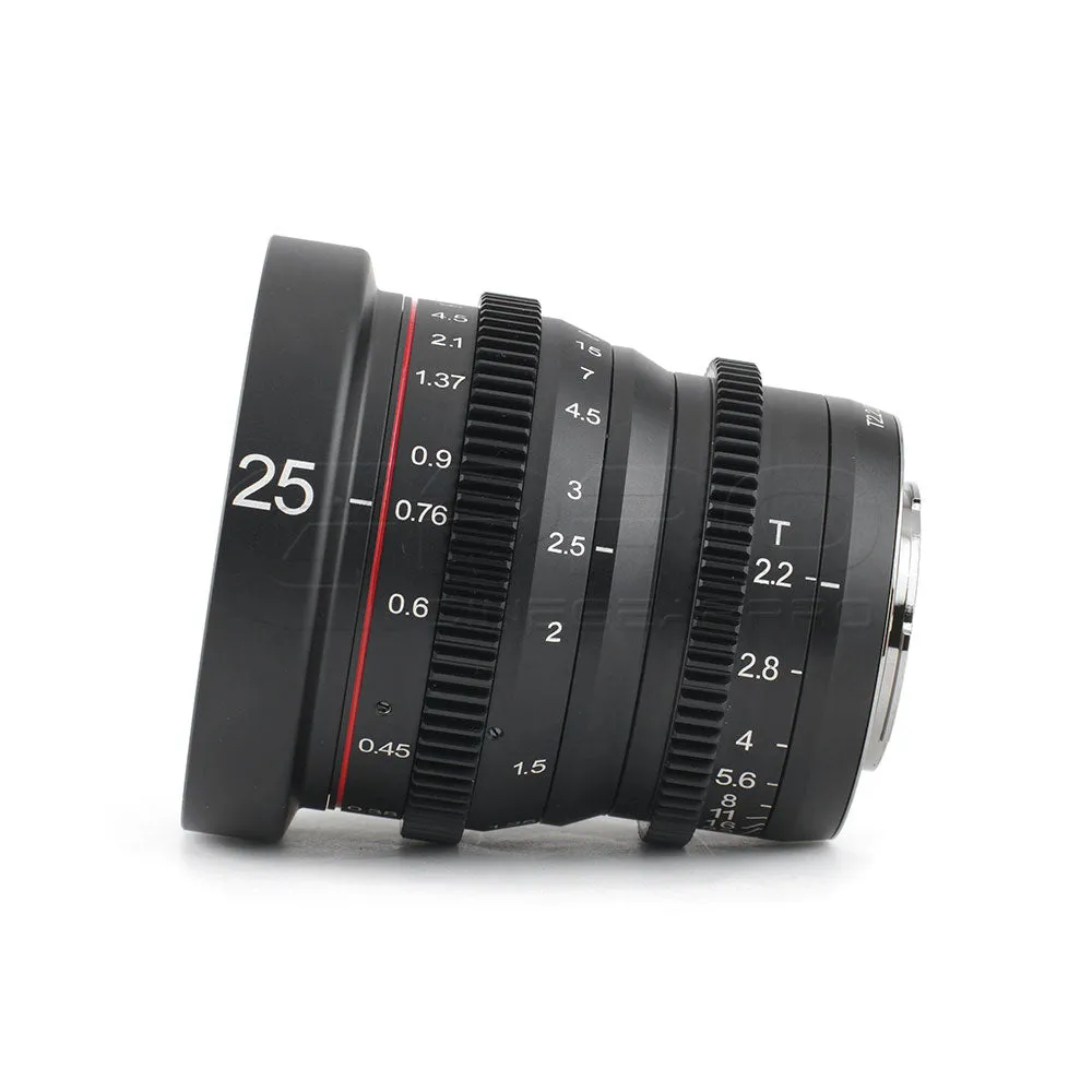 MEIKE 25mm T2.2 Manual Focus Cinema Prime Lens MFT Mount