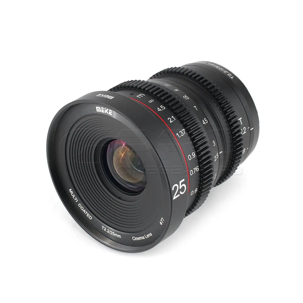 MEIKE 25mm T2.2 Manual Focus Cinema Prime Lens MFT Mount