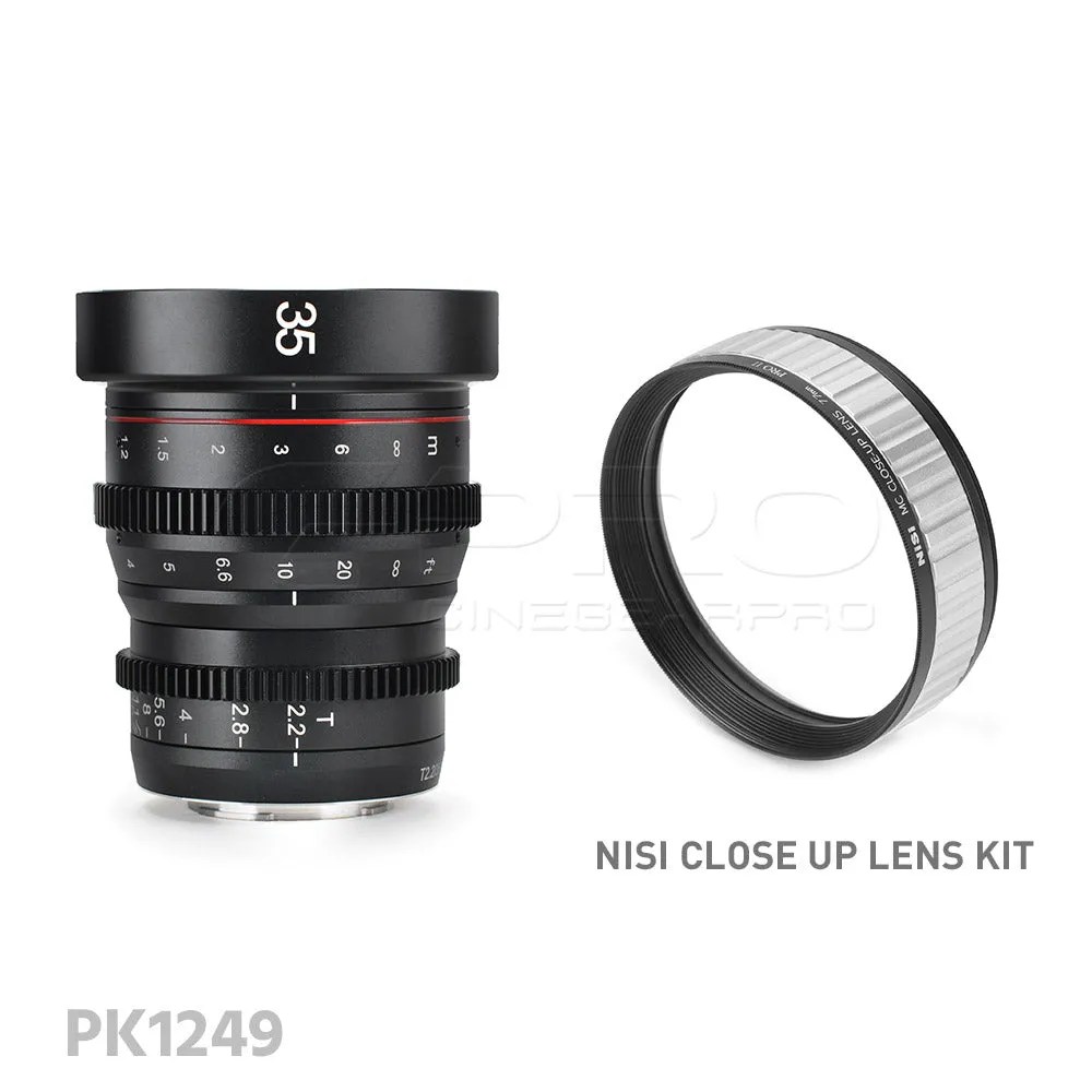 MEIKE 35mm T2.2 Manual Focus Cinema Prime Lens MFT Mount