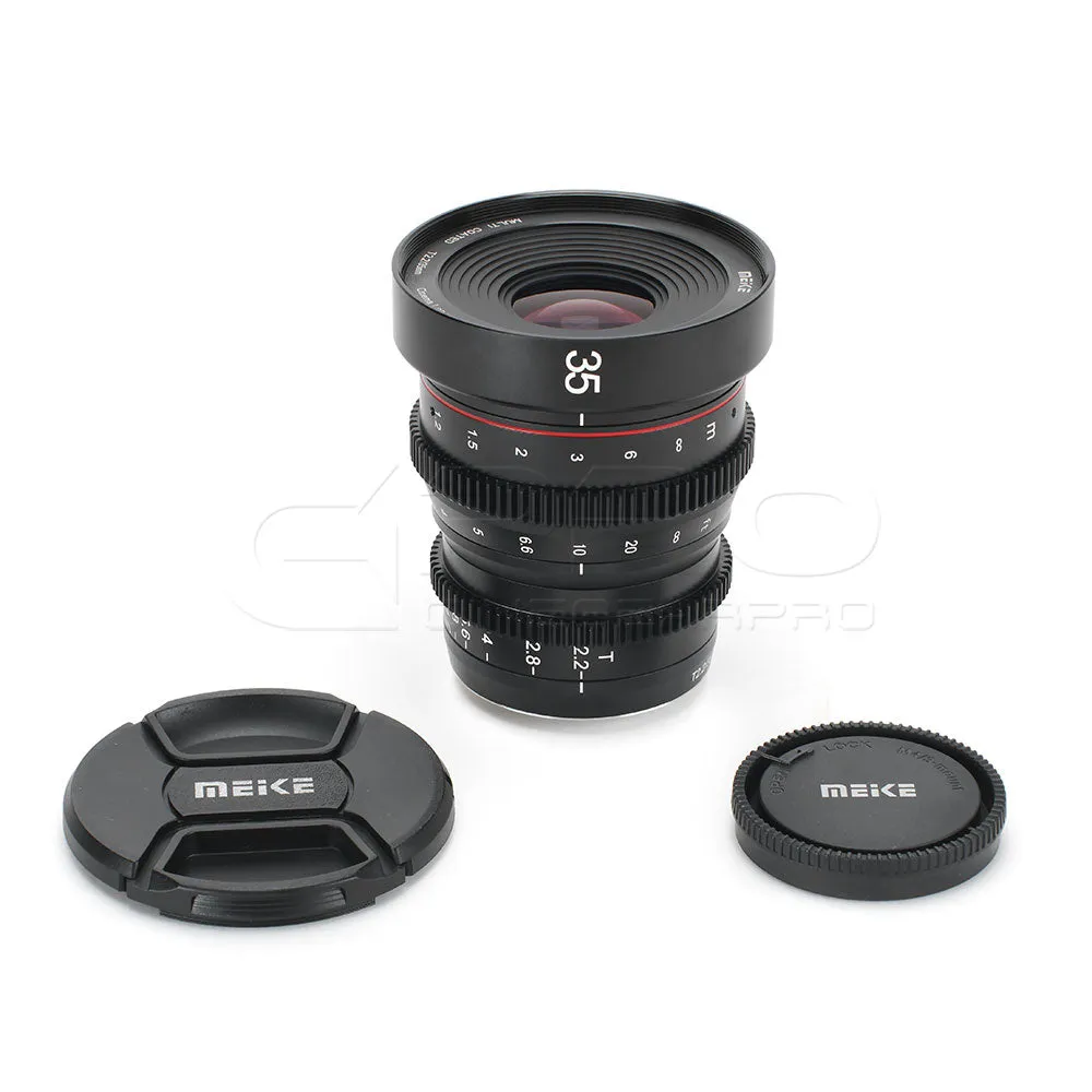 MEIKE 35mm T2.2 Manual Focus Cinema Prime Lens MFT Mount