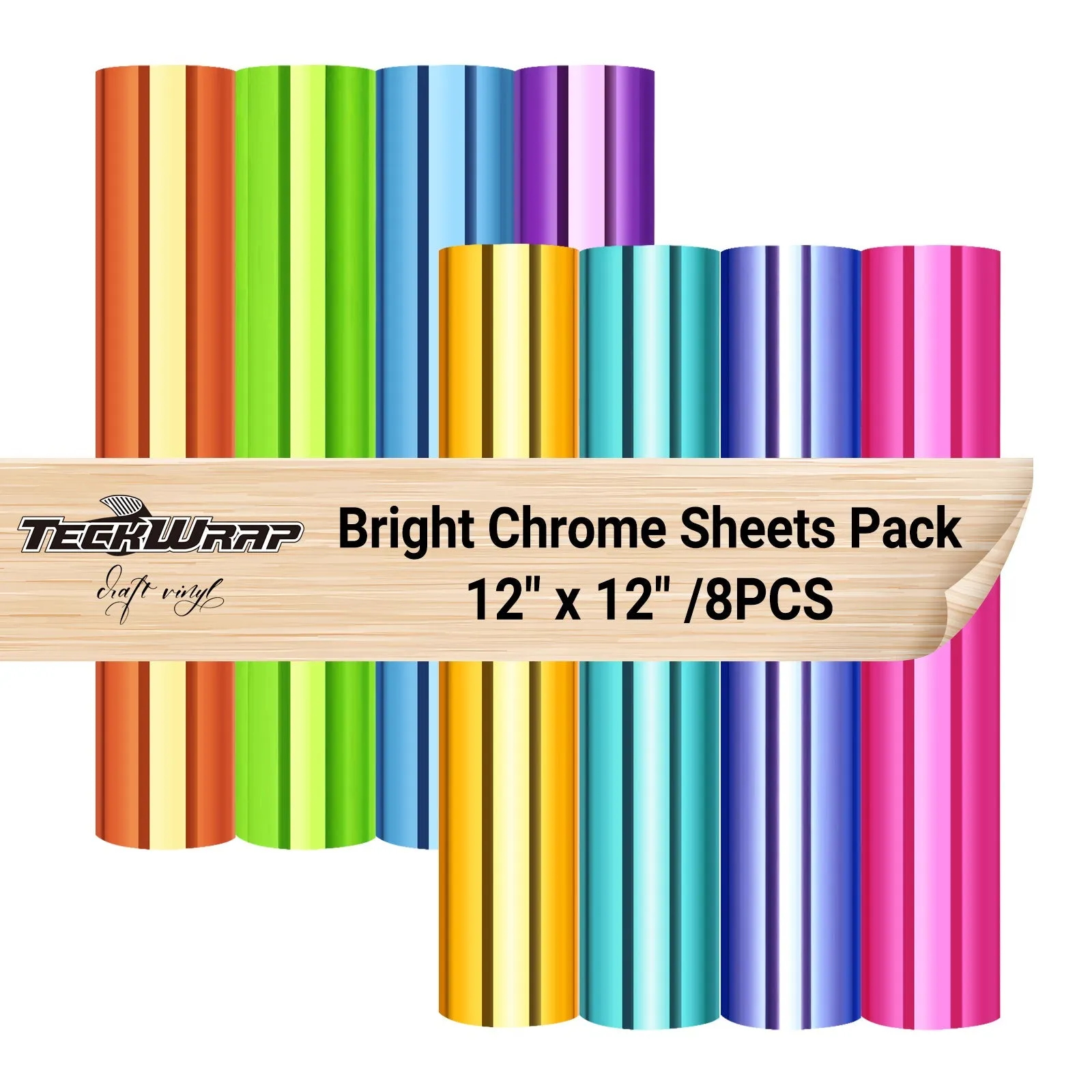 Mirror Chrome Vinyl Sheets Pack