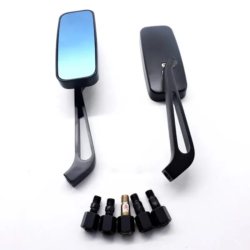 Motorcycle Accessories Motorbike Rectangle Mirrors For Harley Softail Sportster Chopper Bobber Honda Yamaha Kawasaki