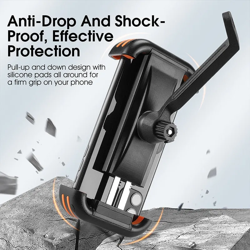 Motorcycle Phone Holder 360° Adjustable Bike Phone Support Electric Scooter Smartphones Bracket Gps 4.5-7.5 Inch