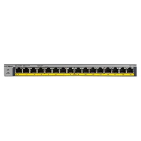 Netgear 16 Port Gigabit Ethernet High Power Unmanaged PoE  Switch With FlexPoE 183 W GS116PP