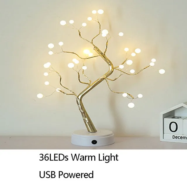 Night Light Home Decoration Bonsai Style