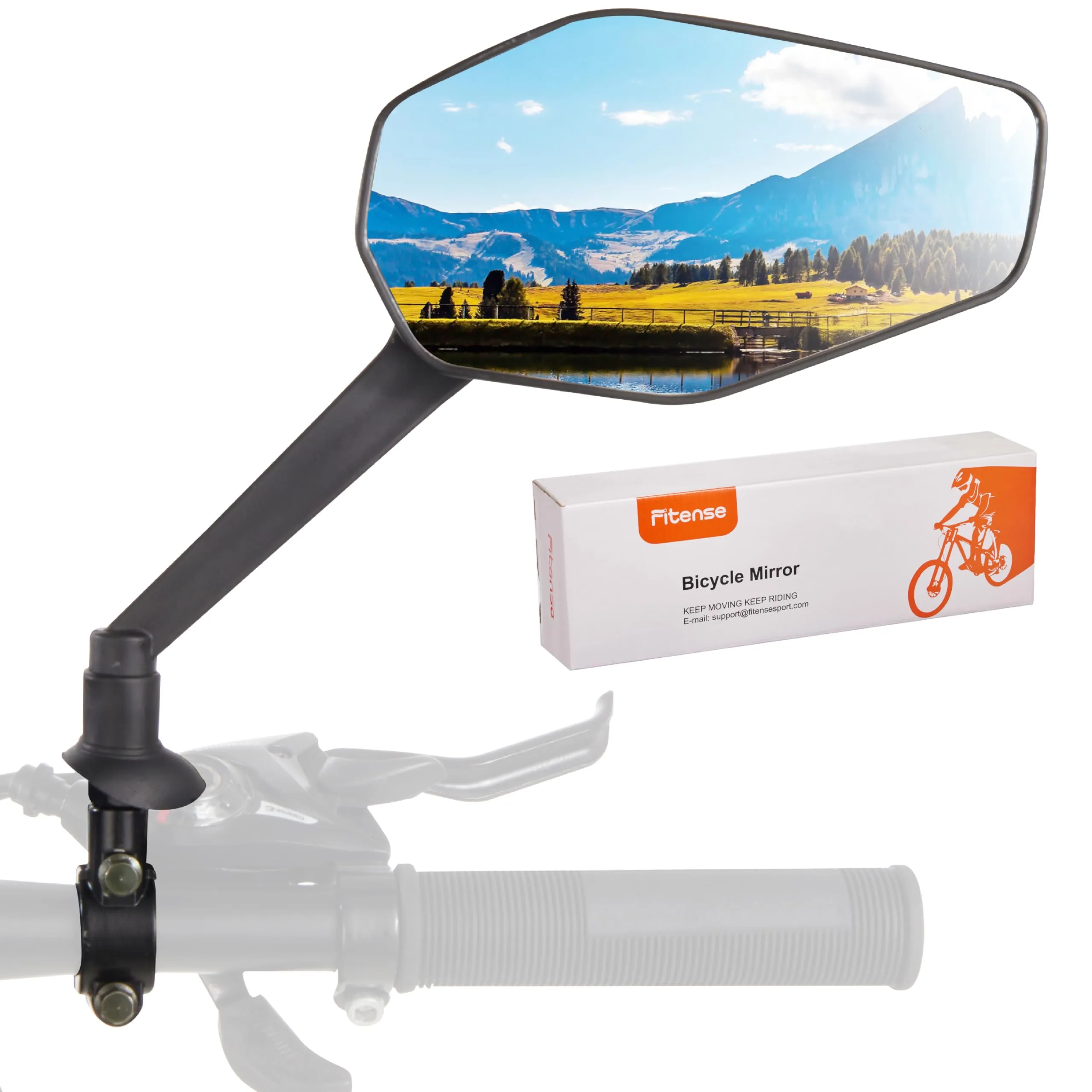 Octa Bike Mirrors (2 pcs ) - Ebike safety mirrors L/R