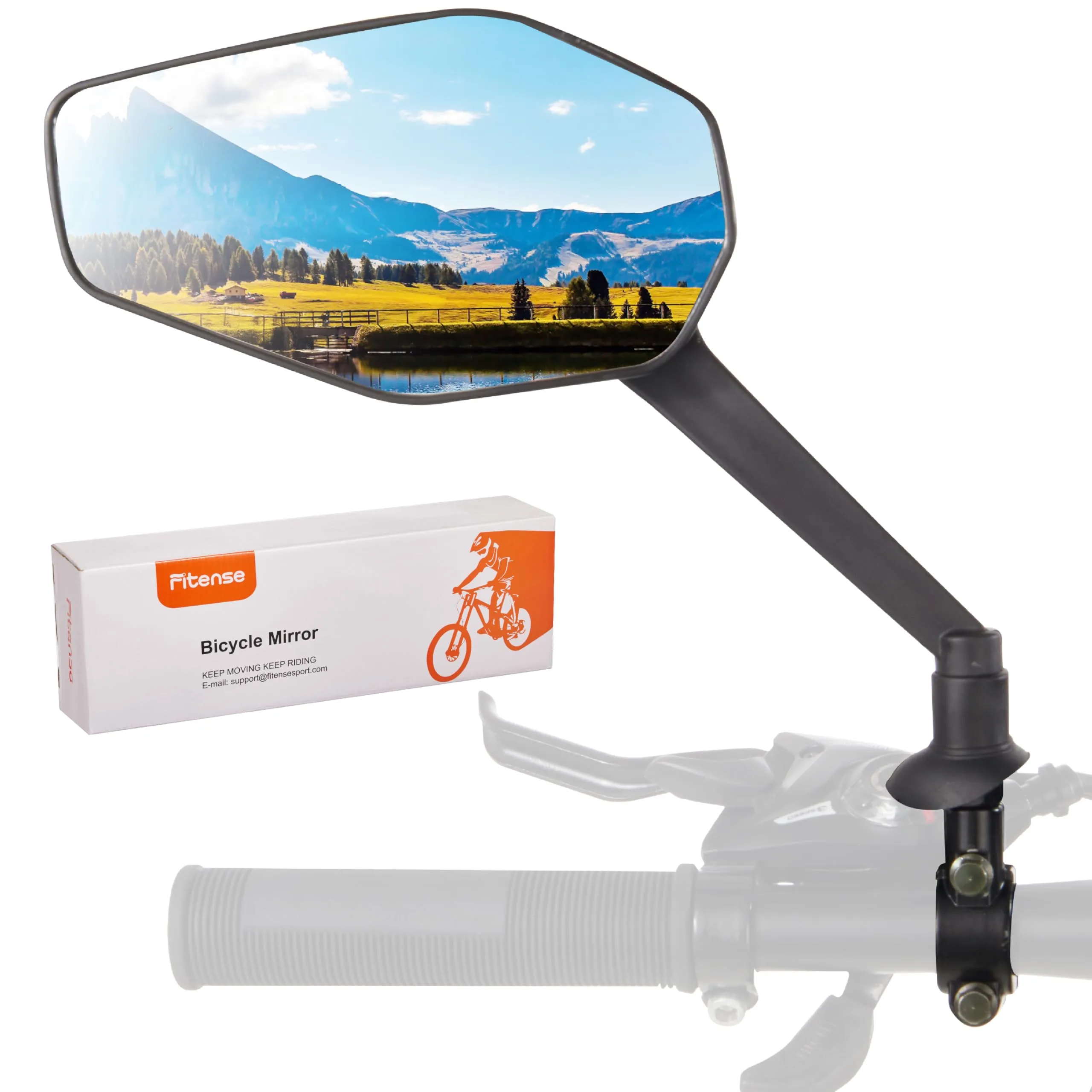 Octa Bike Mirrors (2 pcs ) - Ebike safety mirrors L/R