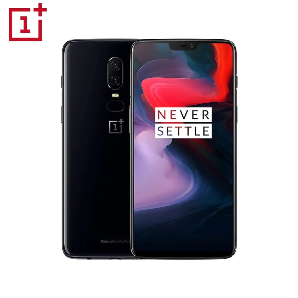 Original OnePlus 6 6.28-inch Notch Display 8GB 256GB Snapdragon Dual Camera Face Unlock Smartphone