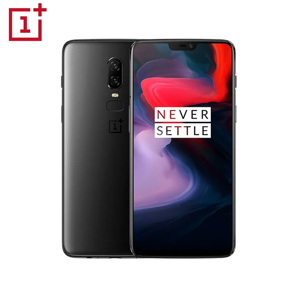 Original OnePlus 6 6.28-inch Notch Display 8GB 256GB Snapdragon Dual Camera Face Unlock Smartphone