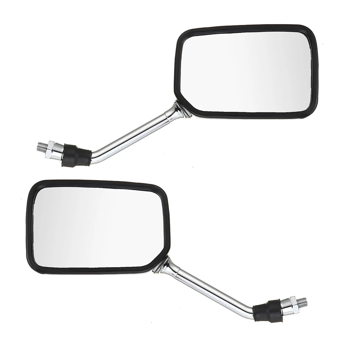 Pair Motorcycle Handlebar Rearview Side Mirror for Honda CB400/CB750/CB1000/CB1300