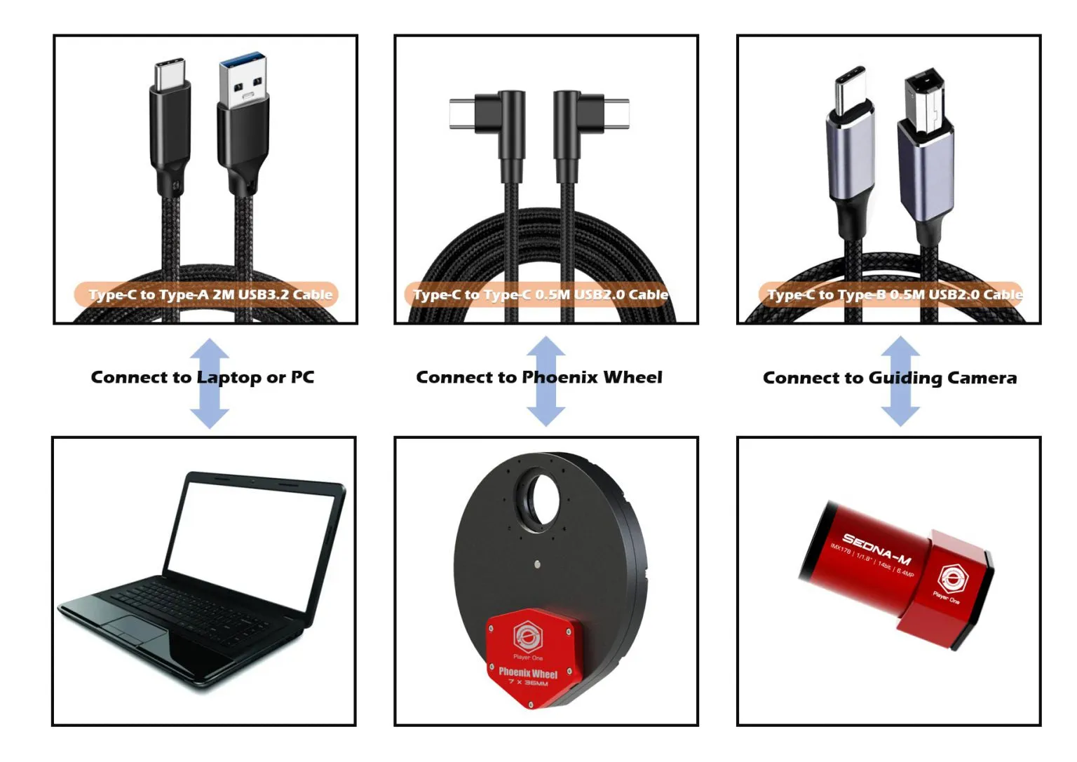 Player One Uranus-C Pro (IMX585)USB3.0 Cooled Color Camera