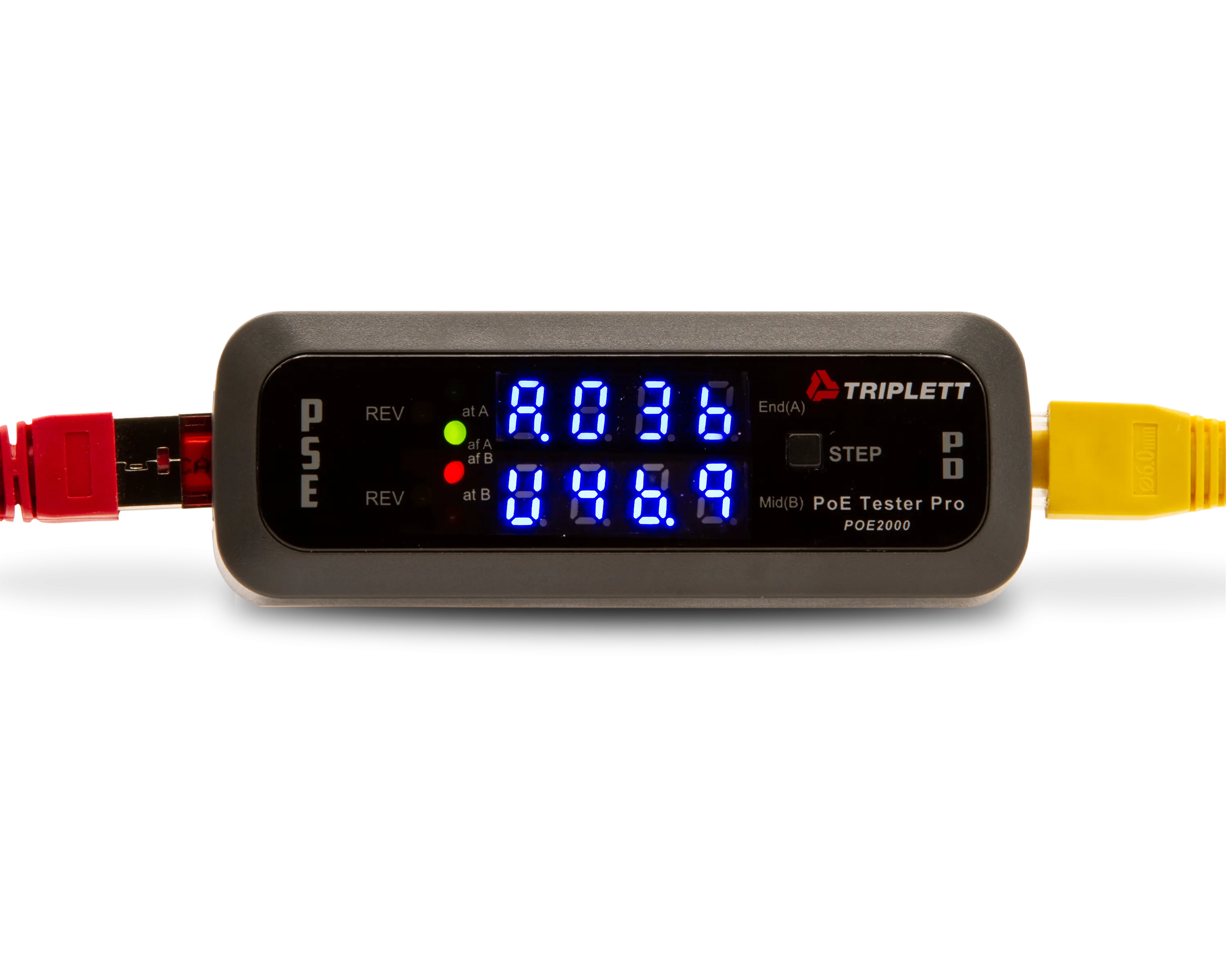 PoE Tester Pro™ : Inline Power Over Ethernet Detector Detects PSE-Type/Class, Power Source and More - (POE2000)