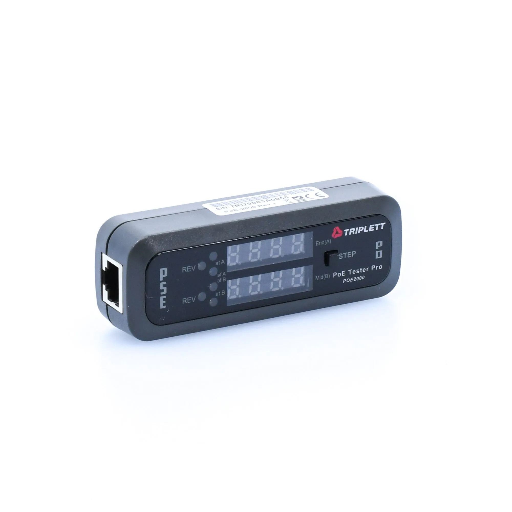 PoE Tester Pro™ : Inline Power Over Ethernet Detector Detects PSE-Type/Class, Power Source and More - (POE2000)