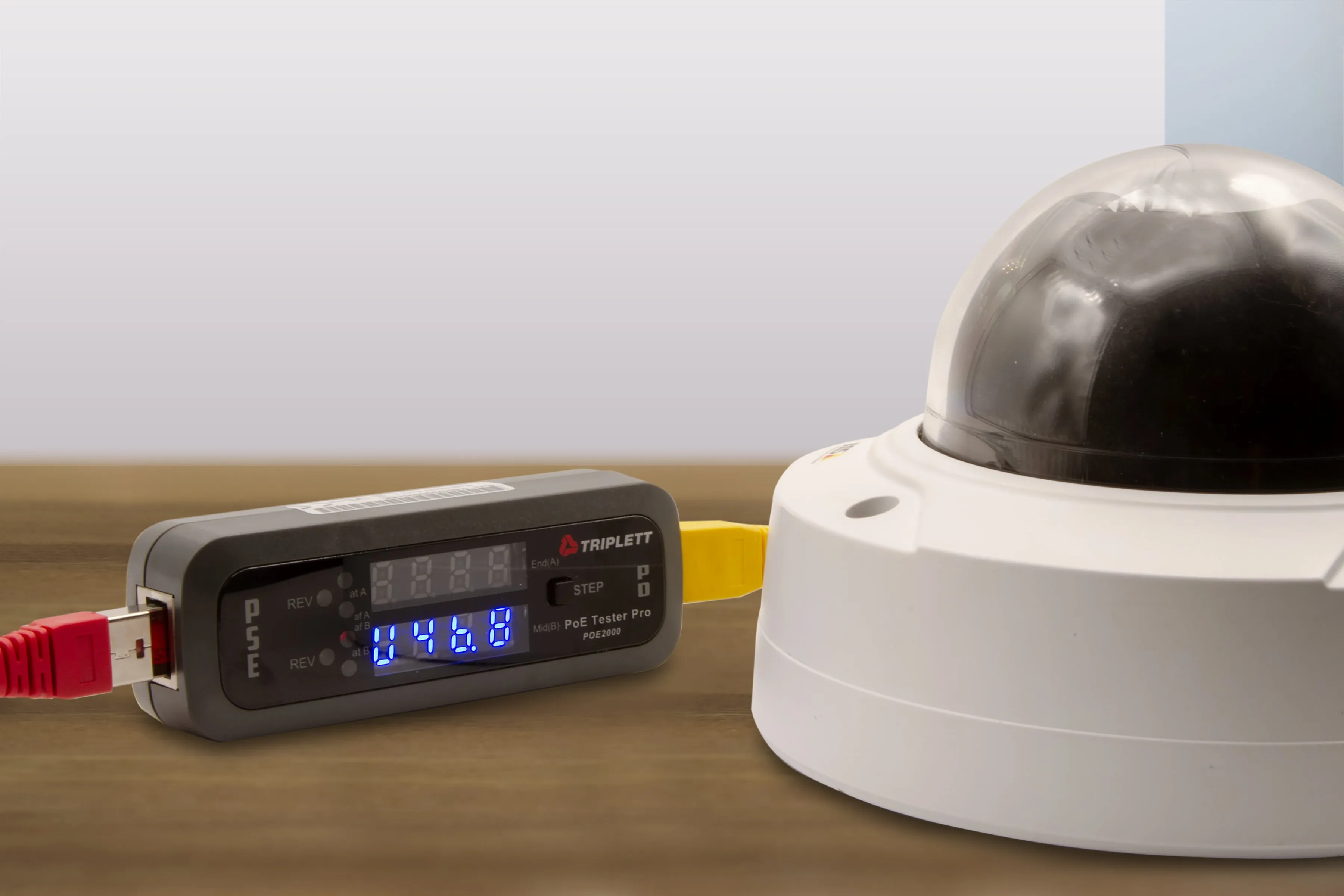 PoE Tester Pro™ : Inline Power Over Ethernet Detector Detects PSE-Type/Class, Power Source and More - (POE2000)