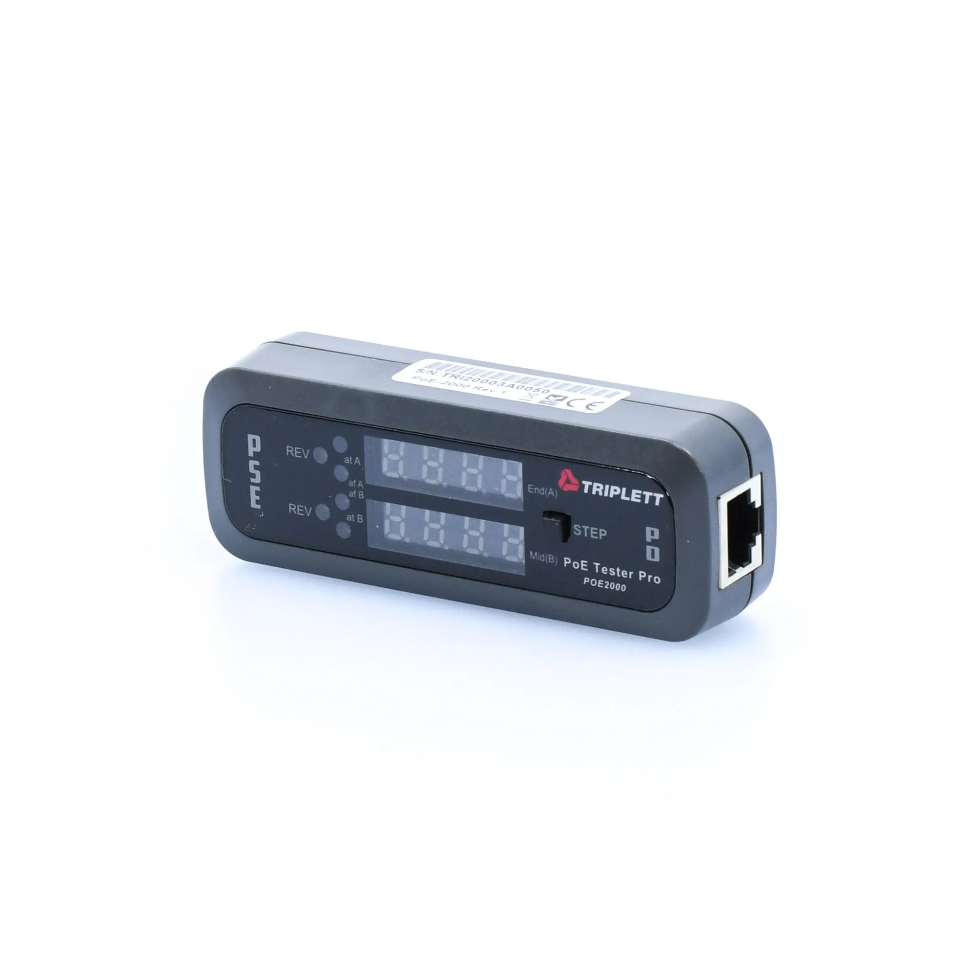 PoE Tester Pro™ : Inline Power Over Ethernet Detector Detects PSE-Type/Class, Power Source and More - (POE2000)