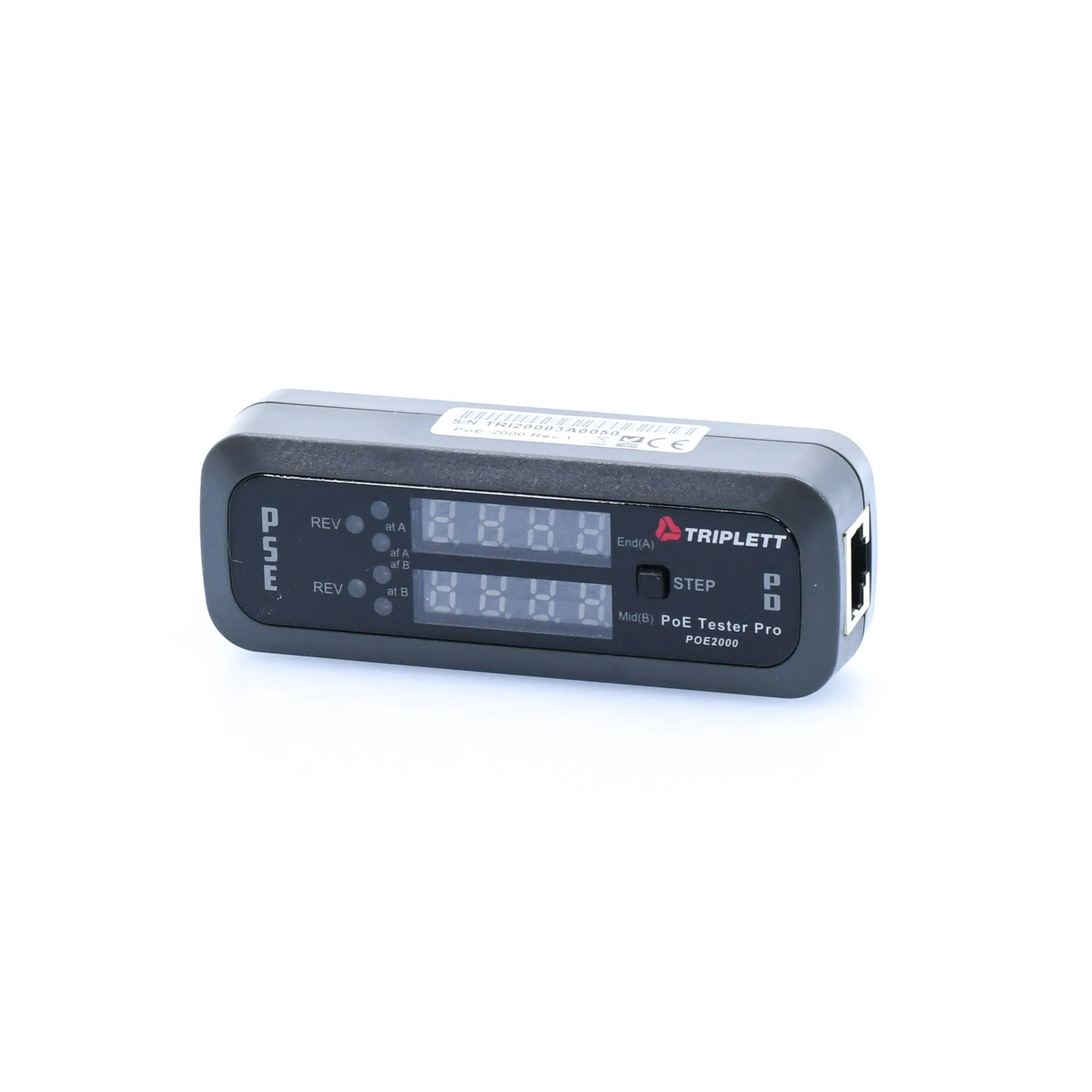 PoE Tester Pro™ : Inline Power Over Ethernet Detector Detects PSE-Type/Class, Power Source and More - (POE2000)