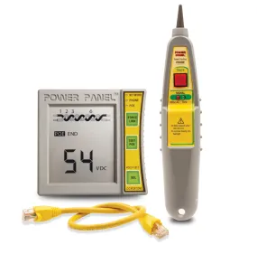 Power Panel CAT 5/6 Digital Volt Meter with Tracer Probe (POE1000ILT)