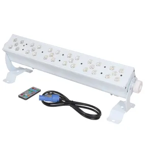 ProX X-DAZZLER JR-W Ultrabright DAZZLER JR 30x3W RGBWA LED Bar | White