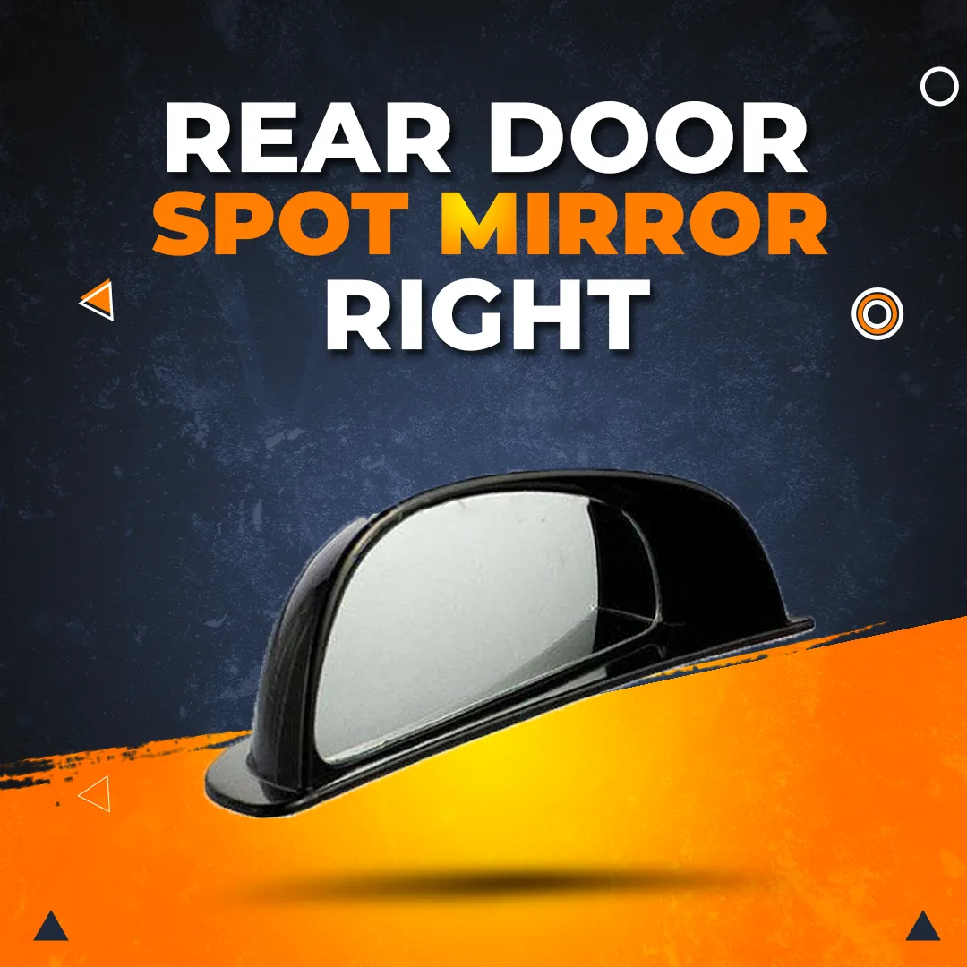 Rear Door Blind Spot Mirror HDX-815 Right - Each - Car Rear Seat Door Blind Spot Mirror Auxiliary Wide Side Rear View Mirror