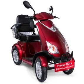 Red Elephant Heavy Duty Electric Mobility Scooter 4-Wheel Bariatric Scooter