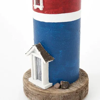 Resin Lighthouse with LEDs in 3 Colors
