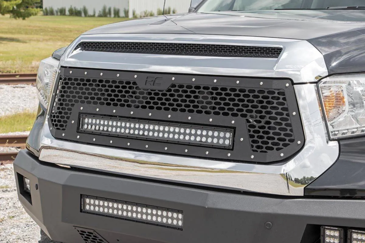 Rough Country Heavy-Duty Front LED Bumper | 2014-2021 Toyota Tundra (10777)