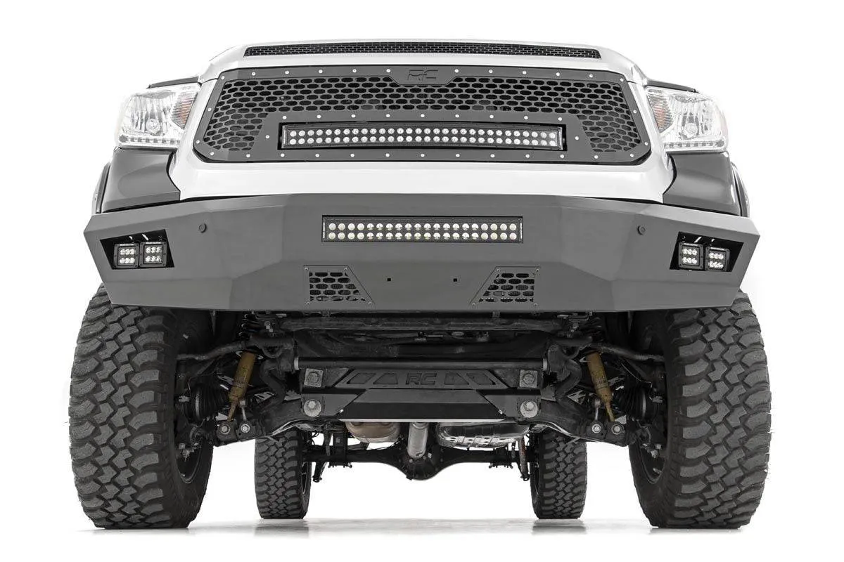 Rough Country Heavy-Duty Front LED Bumper | 2014-2021 Toyota Tundra (10777)