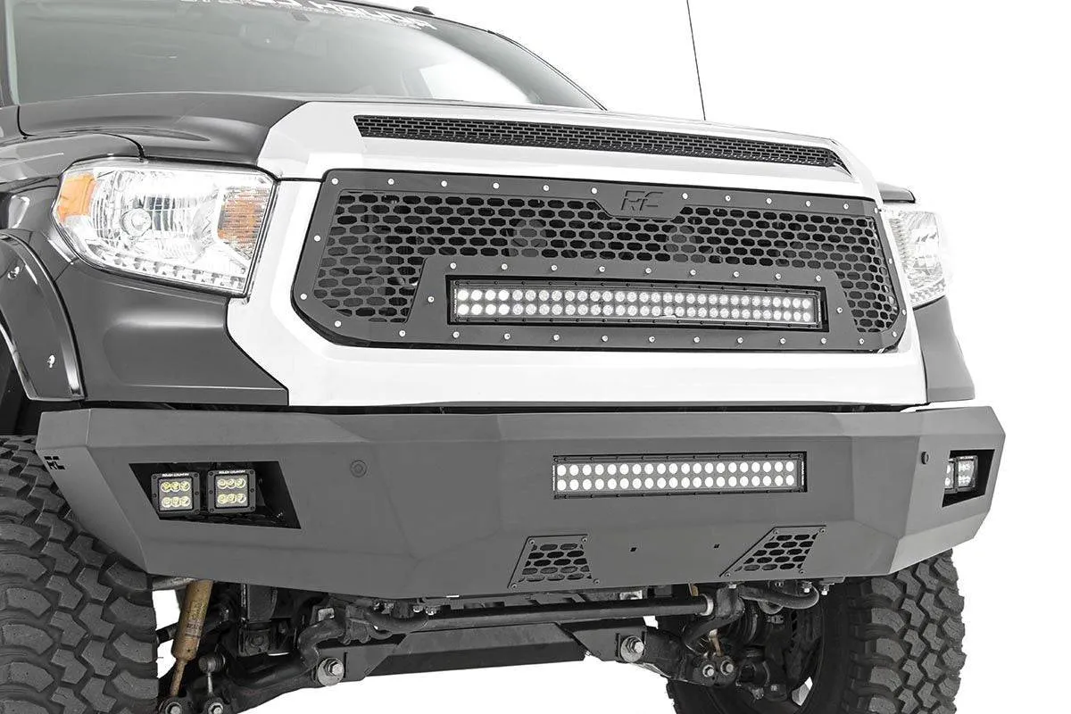 Rough Country Heavy-Duty Front LED Bumper | 2014-2021 Toyota Tundra (10777)