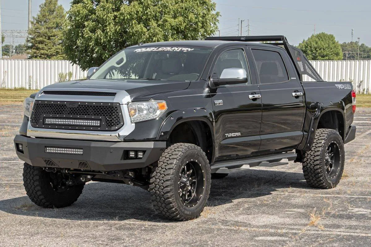 Rough Country Heavy-Duty Front LED Bumper | 2014-2021 Toyota Tundra (10777)
