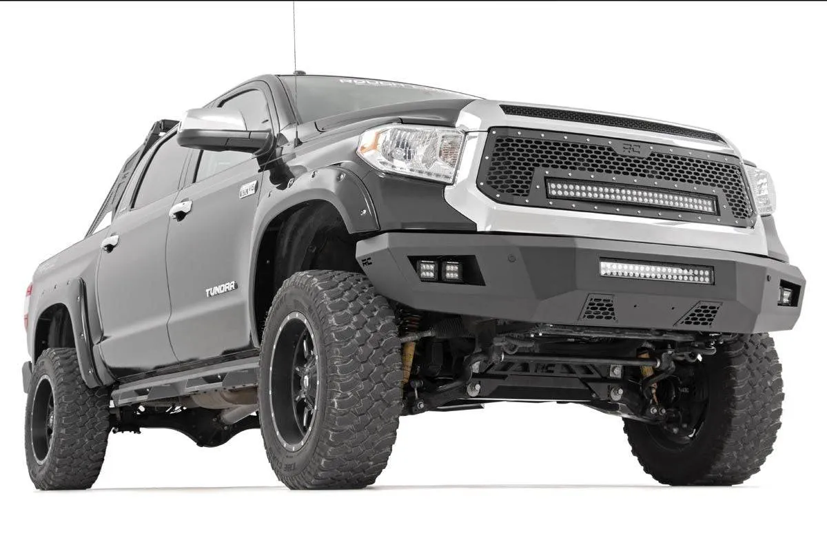 Rough Country Heavy-Duty Front LED Bumper | 2014-2021 Toyota Tundra (10777)